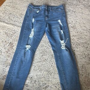 Women’s Aeropostale Distressed Blue Jeans